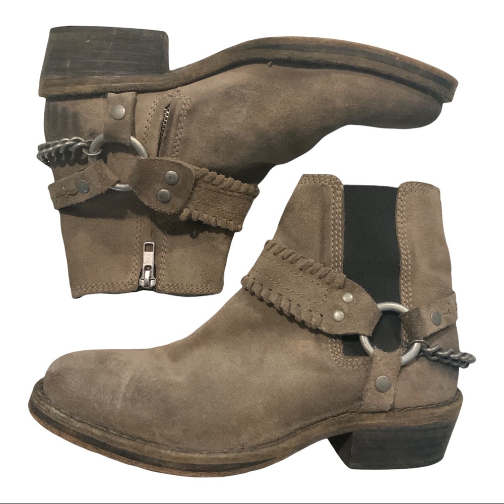 Free People Stony Desert Rustic Western Suede Boot. 38